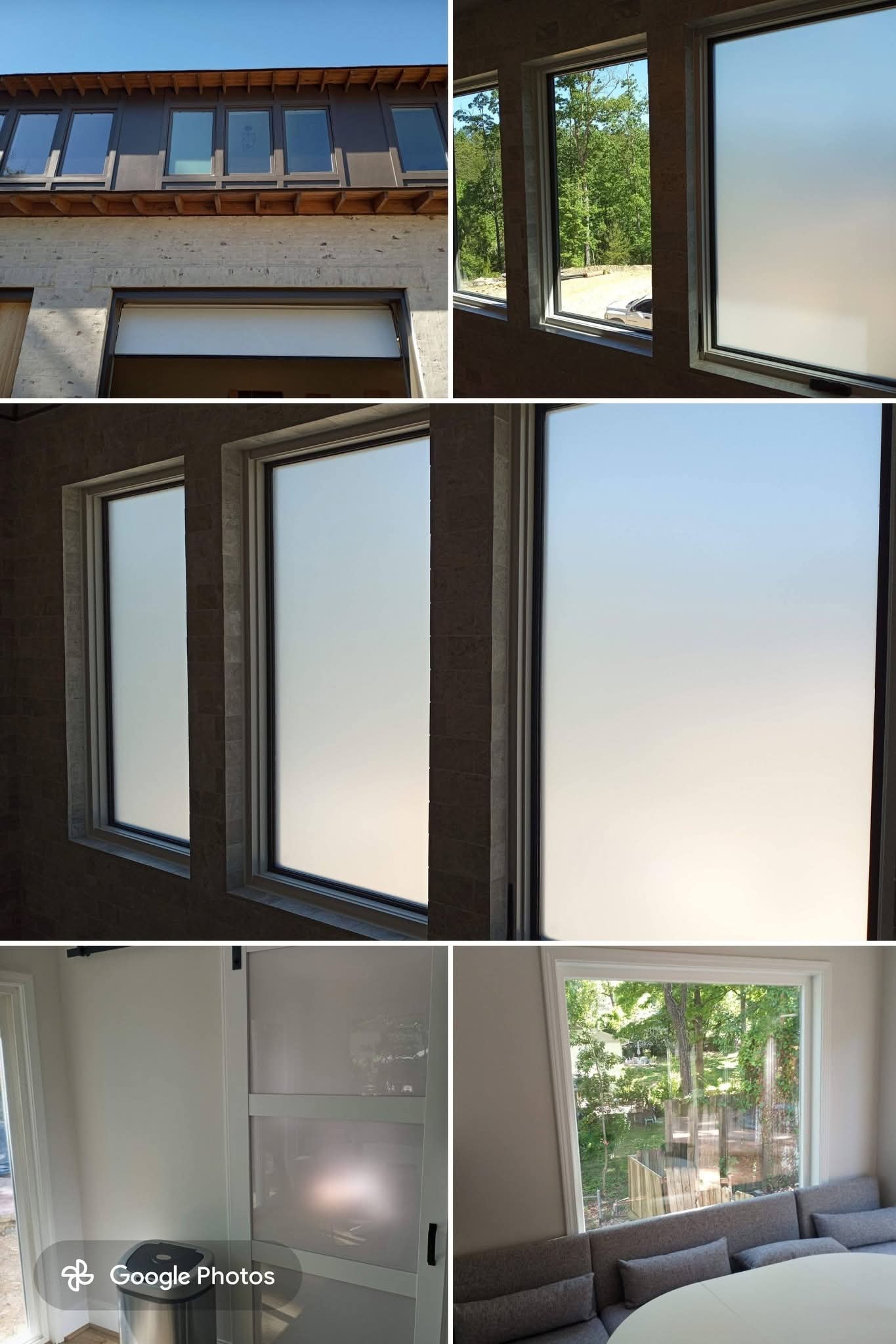 Project photo 2: Hoover Greystone Home — Decorative Privacy Film
